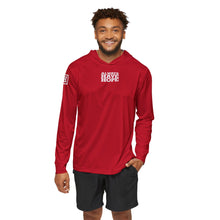 Load image into Gallery viewer, Always Have Hope Men's Sports Red Hoodie | Athletic Warmup Sweatshirt, Inspirational Workout Gear, Gift for Athletes, Motivational Hoodie
