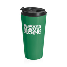Load image into Gallery viewer, AHH Green Stainless Steel Travel Mug
